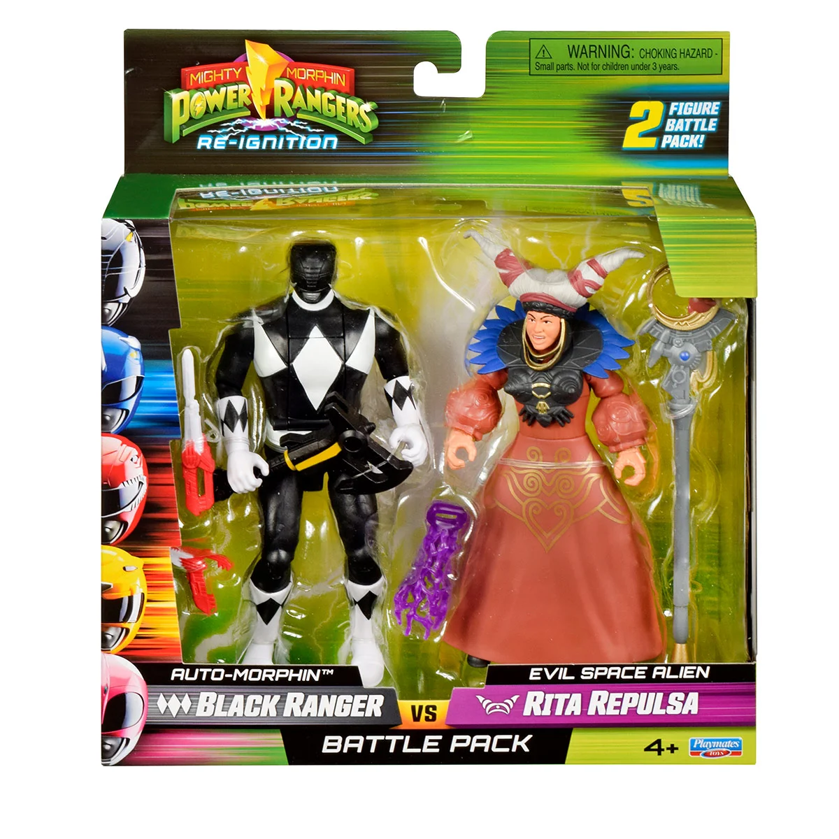 PACK 2 FIGURAS DE ACCIÓN POWER RANGERS - MODELO ALEATORIO - 6