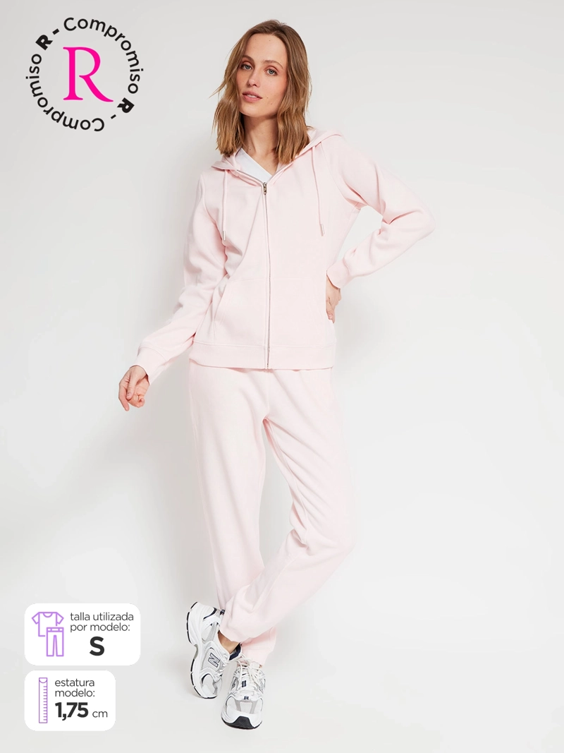 PANTALÓN DE BUZO MUJER INDEX ALGODÓN BÁSICO