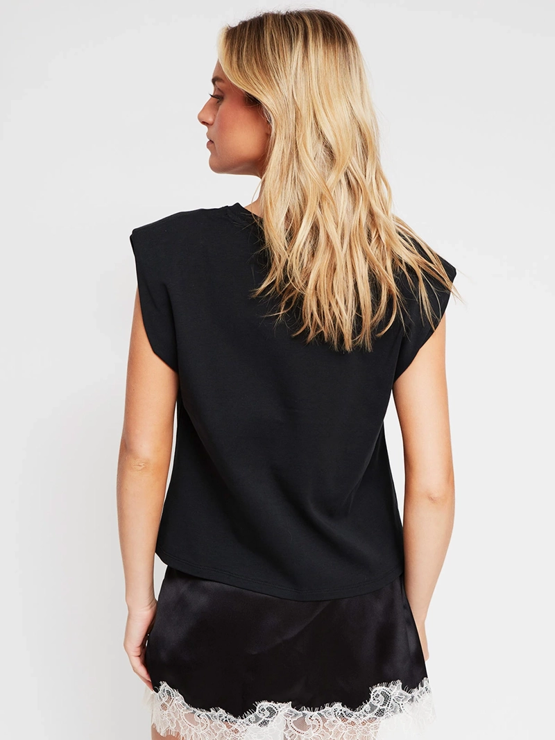 POLERA MUJER INDEX ALGODÓN HOMBRERAS - 2