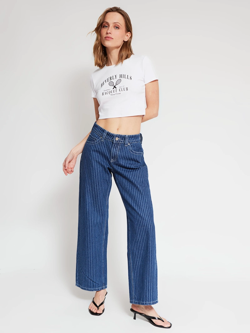 POLERA MUJER INDEX ALGODÓN MANGA CORTA COLLEGE - 4