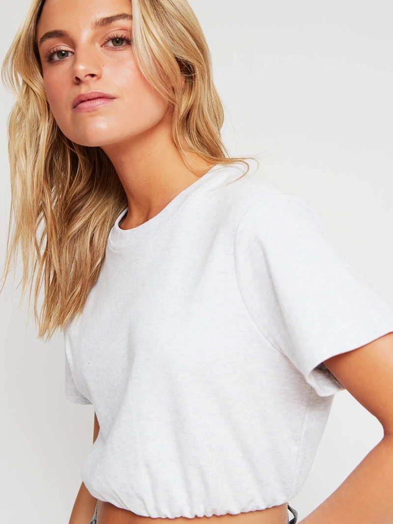 POLERA MUJER INDEX ALGODÓN MANGA CORTA BÁSICA GLOBO - 3