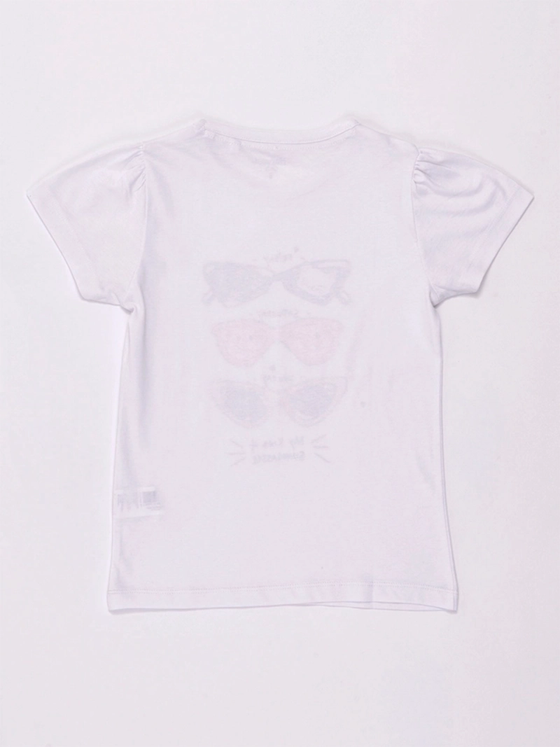 POLERA NIÑA HARVEST MANGA CORTA ALGODÓN PRINT - 4