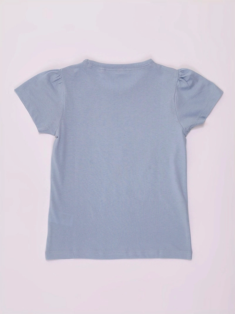 POLERA NIÑA HARVEST MANGA CORTA ALGODÓN PRINT - 4