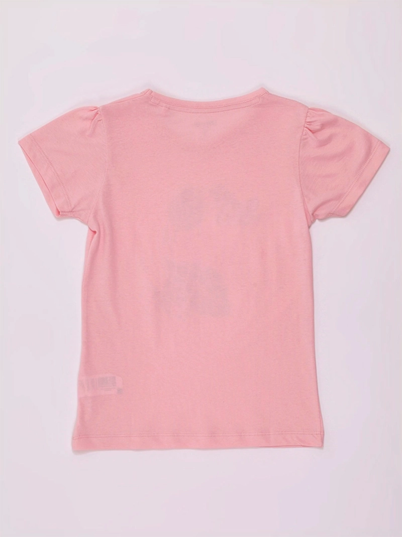 POLERA NIÑA HARVEST MANGA CORTA ALGODÓN PRINT - 4