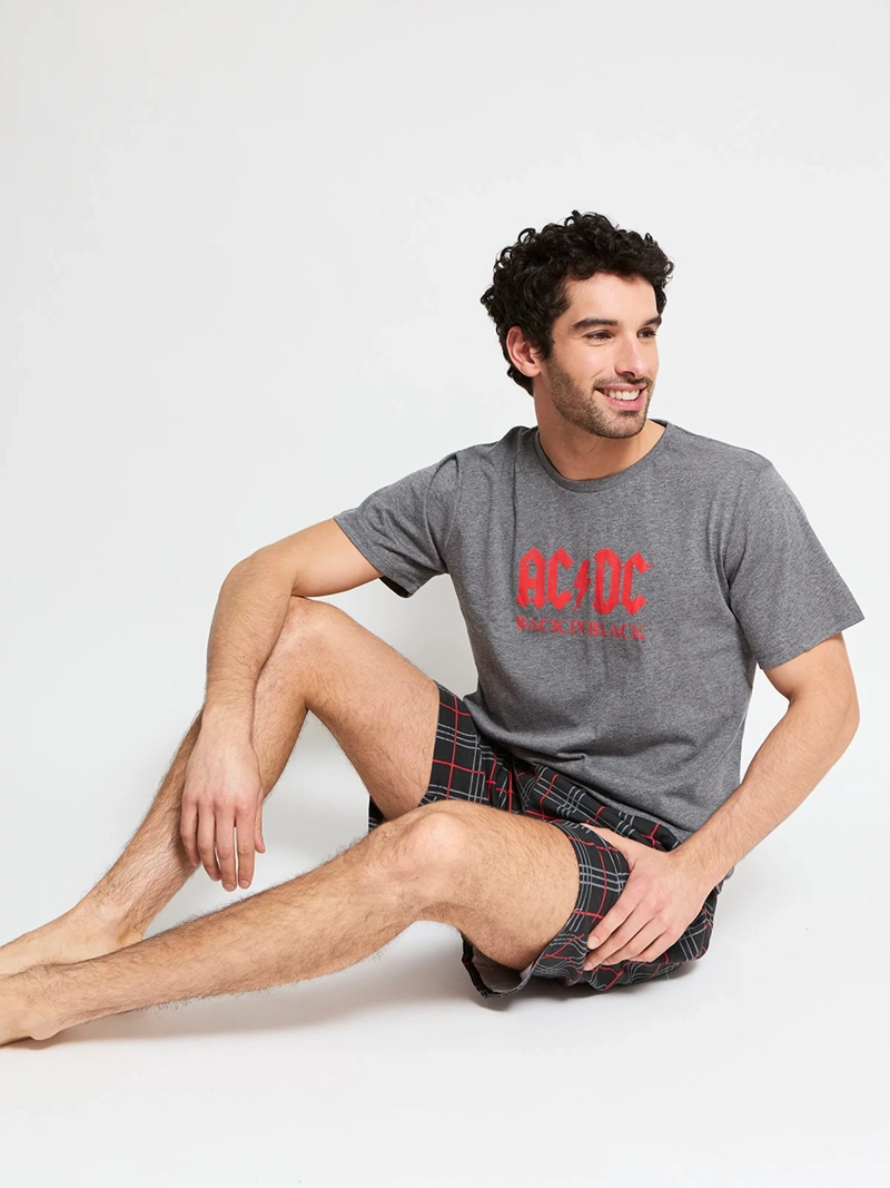 PIJAMA HOMBRE ROCK AC/DC - 4