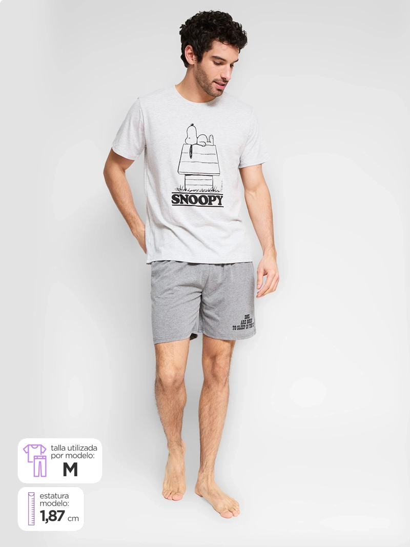 PIJAMA HOMBRE ROCK PEANUTS 1 - 1