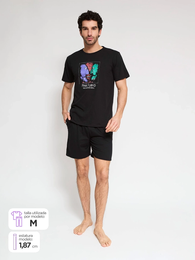PIJAMA HOMBRE ROCK PINKFLOYD - 1