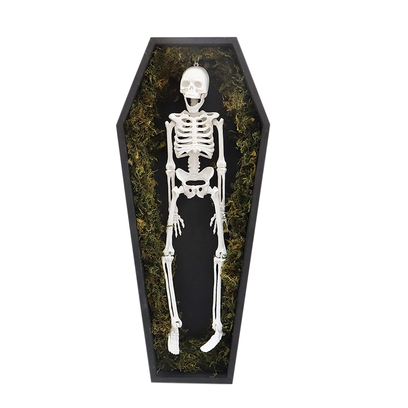 ADORNO HALLOWEEN RIPLEY HOME MOMIA ATAUD ESQUELETO 50 CM - 1