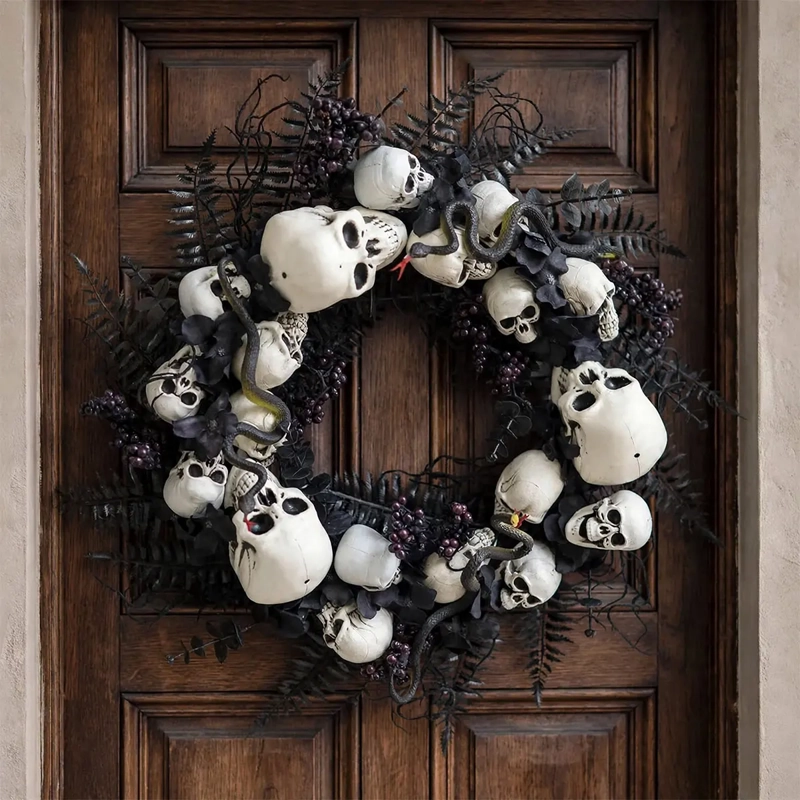 ADORNO HALLOWEEN RIPLEY HOME CORONA CALAVERA - 1