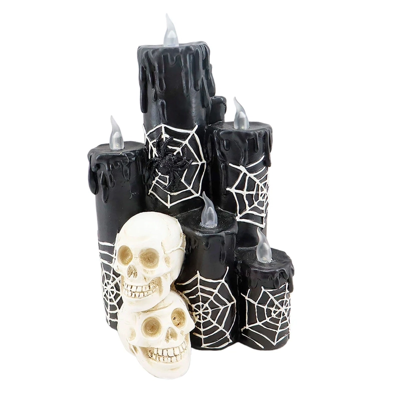 ADORNO HALLOWEEN RIPLEY HOME FIGURA 3 VELAS 28 CM - 2