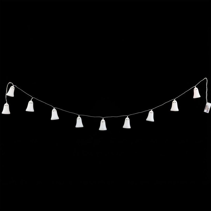 ADORNO HALLOWEEN RIPLEY HOME GUIRNALDA CON LUCES FANTASMA 180 CM - 2