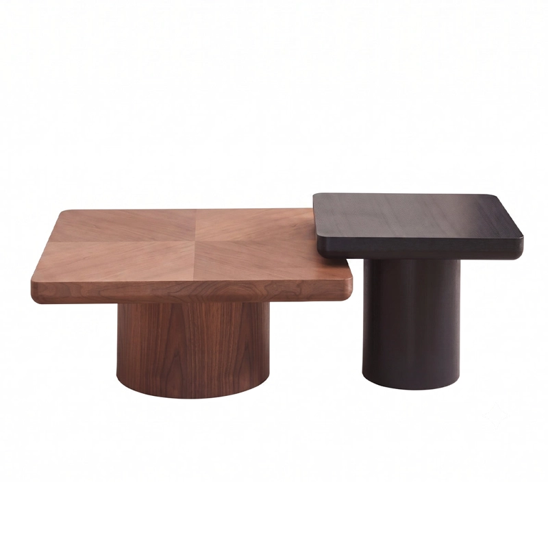 MESA DE CENTRO RIPLEY HOME PASCAL DUO CAFÉ/NEGRO - 2