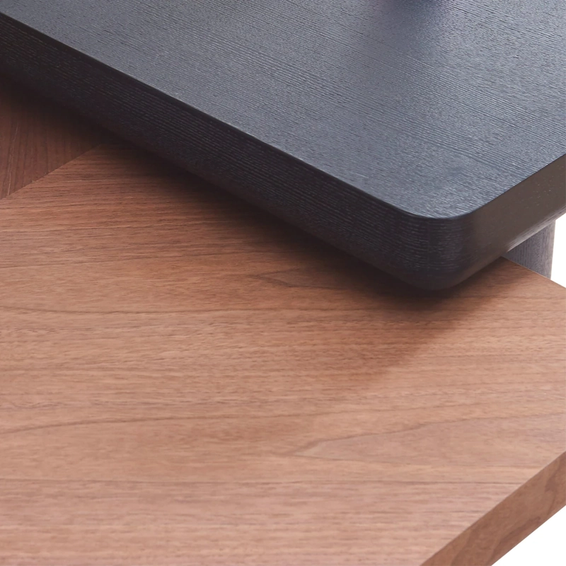MESA DE CENTRO RIPLEY HOME PASCAL DUO CAFÉ/NEGRO - 5