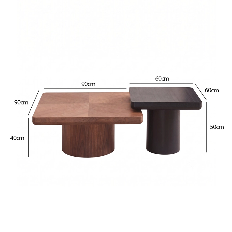 MESA DE CENTRO RIPLEY HOME PASCAL DUO CAFÉ/NEGRO - 6