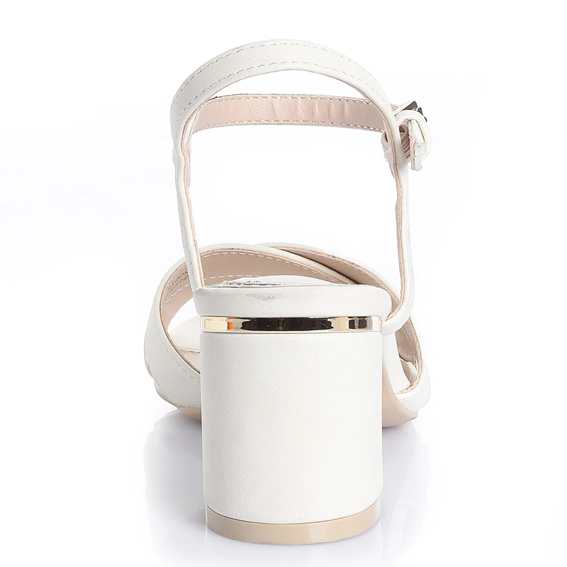 SANDALIAS MUJER VIA UNO BEIGE - 3