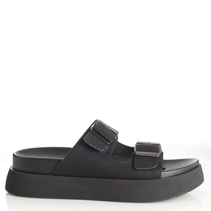 SANDALIAS MUJER VIA UNO NEGRO