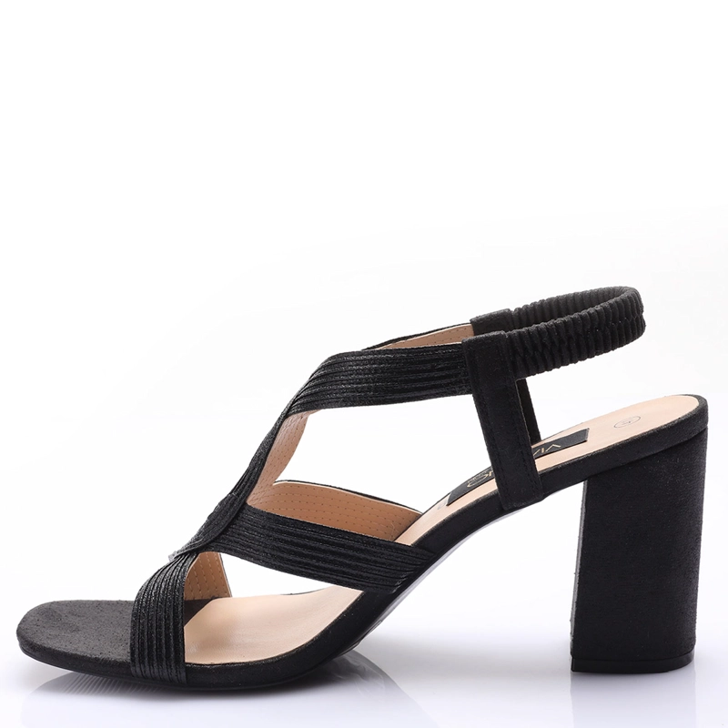 SANDALIAS MUJER VIA UNO NEGRO  - 3