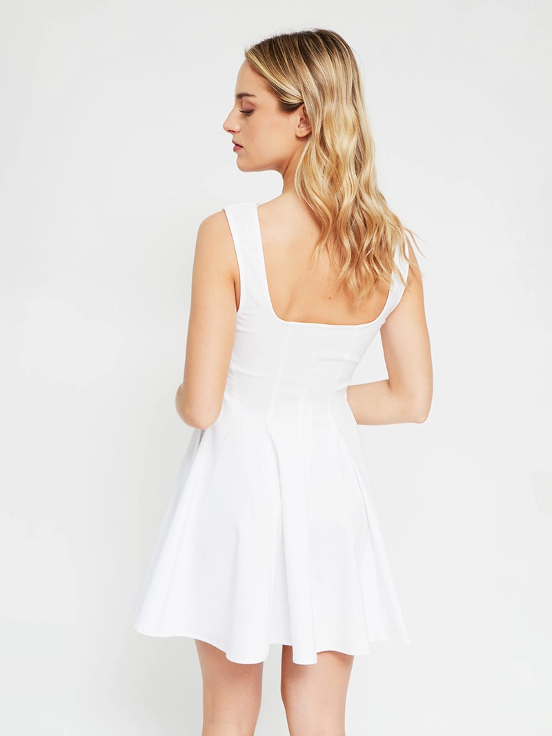 VESTIDO MUJER INDEX CORTO VUELO - 3