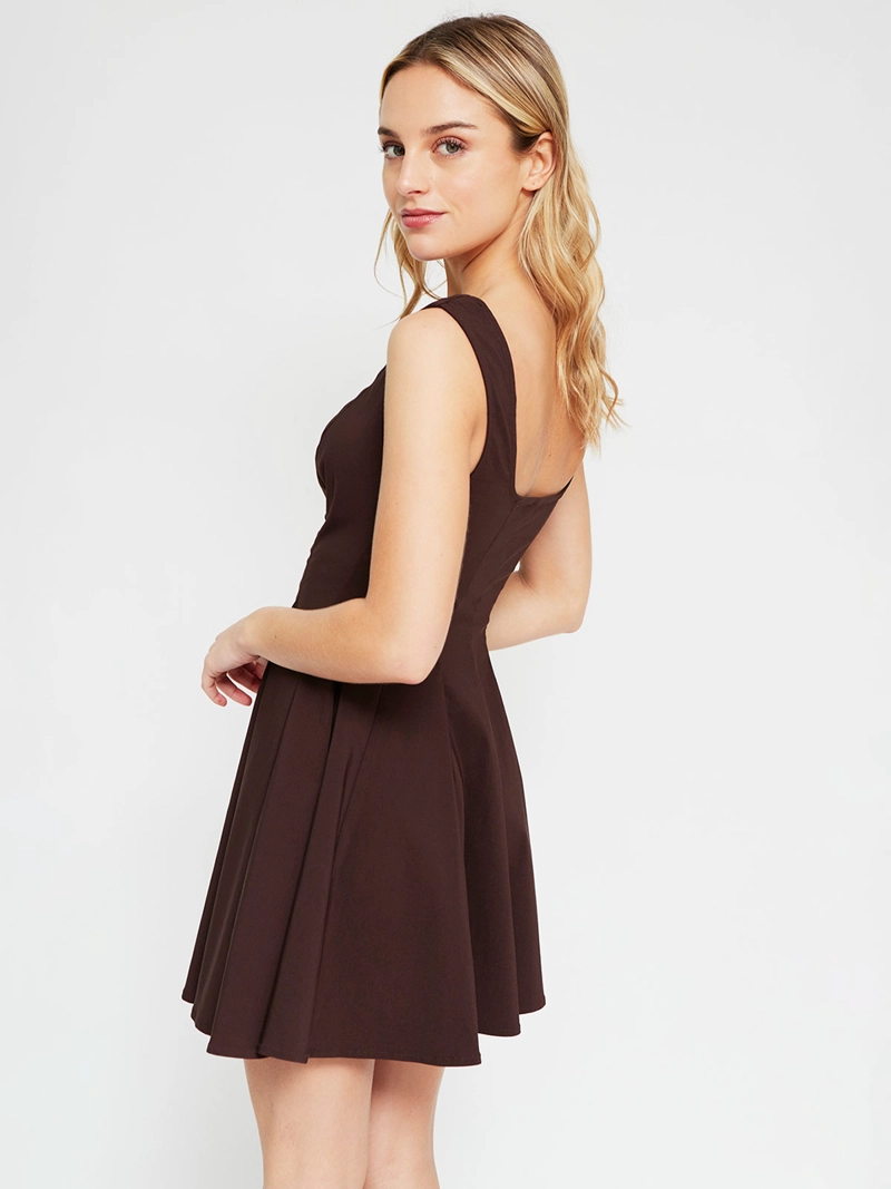 VESTIDO MUJER INDEX CORTO VUELO - 3