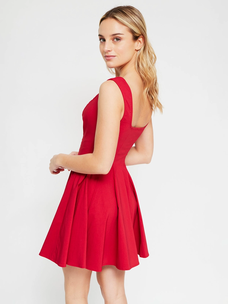 VESTIDO MUJER INDEX CORTO VUELO - 3