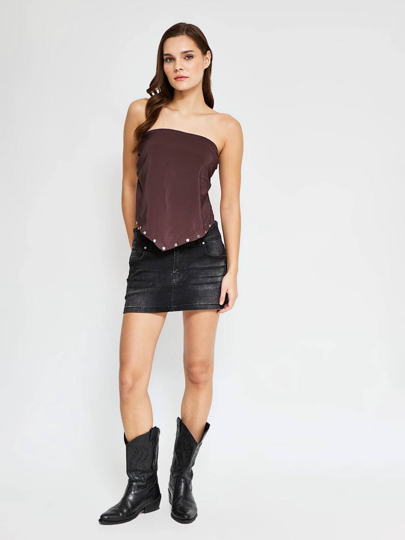 POLERA MUJER INDEX STRAPLESS AMARRAS - 4