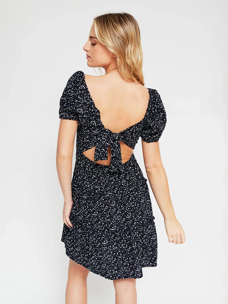 VESTIDO MUJER INDEX CORTO CAPAS - 3