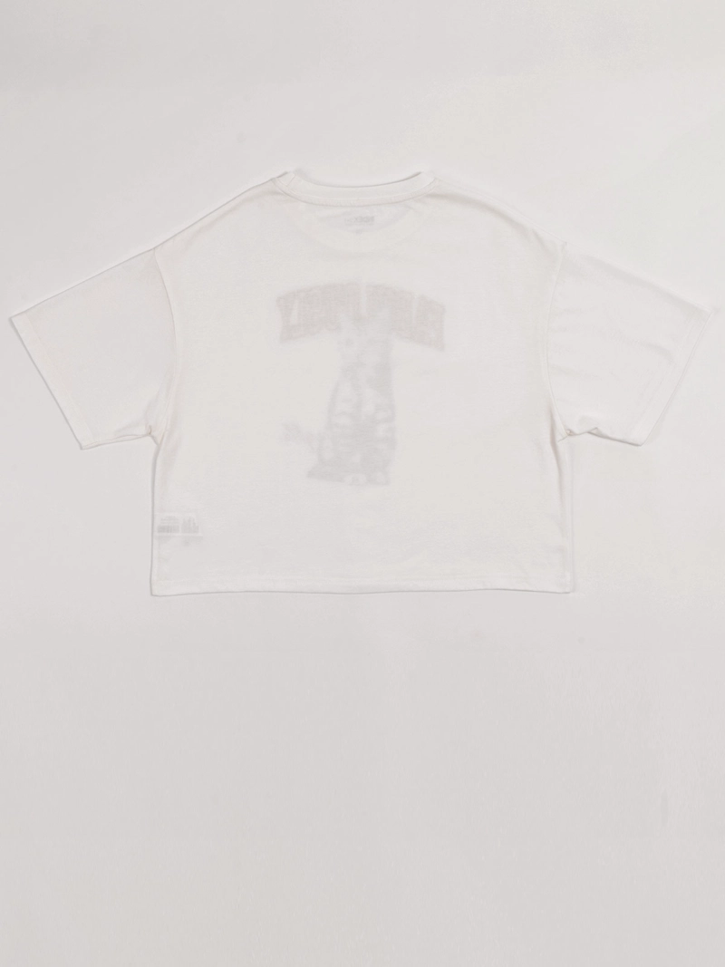 POLERA NIÑA INDEX TEEN ALGODÓN MANGA CORTA OVERSIZE - 2