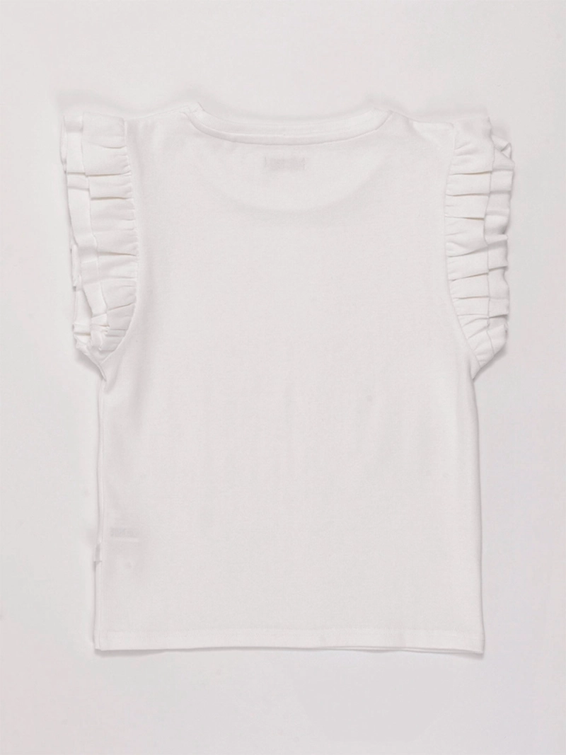 POLERA NIÑA INDEX TEEN ALGODÓN SIN MANGAS VUELOS - 4