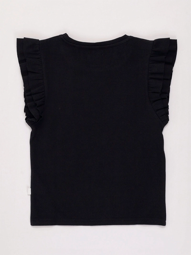 POLERA NIÑA INDEX TEEN ALGODÓN SIN MANGAS VUELOS - 4