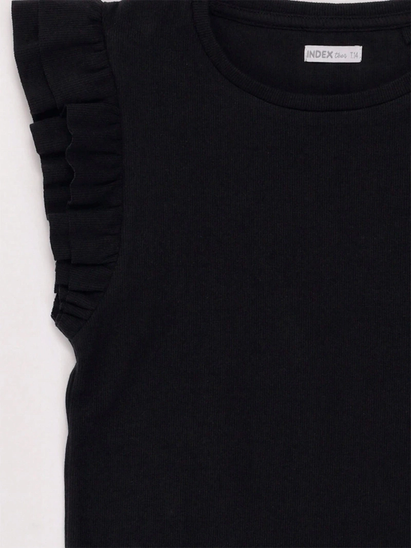 POLERA NIÑA INDEX TEEN ALGODÓN SIN MANGAS VUELOS - 5