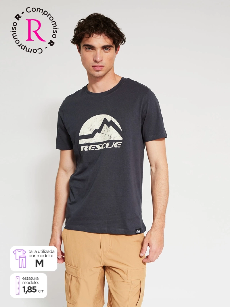 POLERA HOMBRE RESCUE ALGODÓN - 1