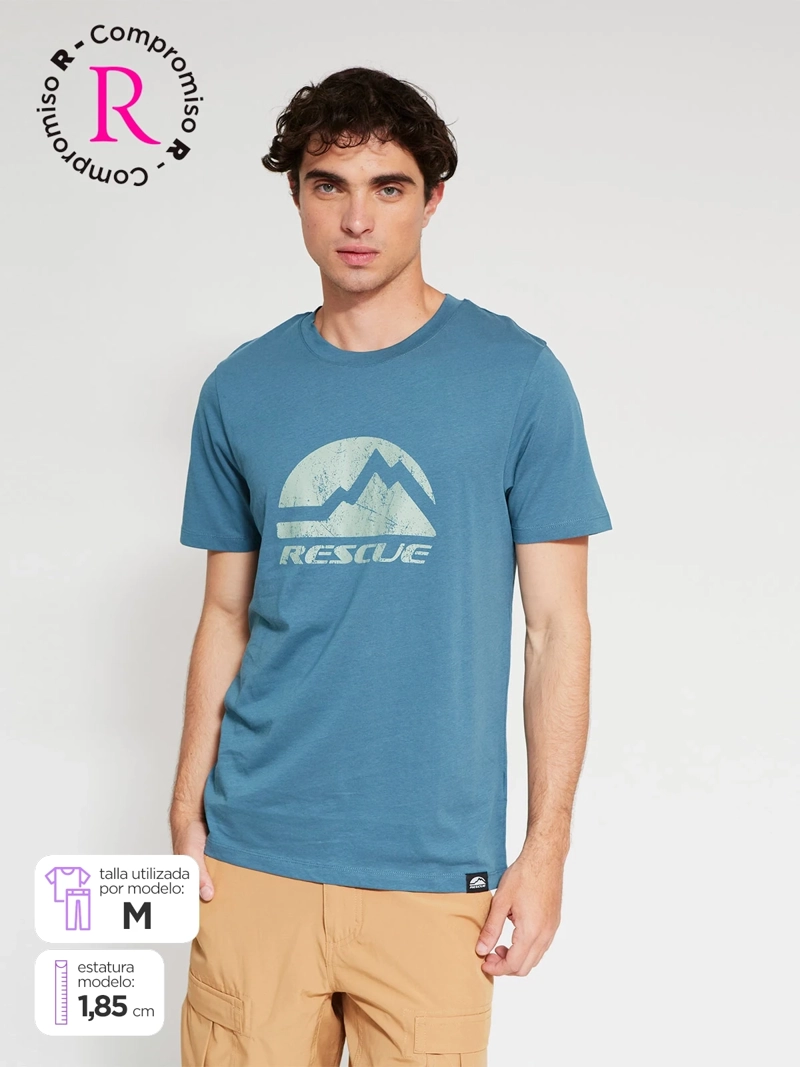 POLERA HOMBRE RESCUE ALGODÓN - 1