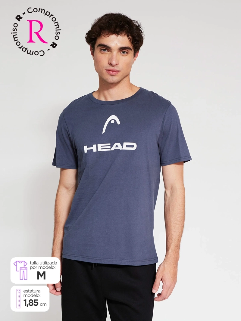 POLERA HOMBRE HEAD ALGODÓN LOGO - 1