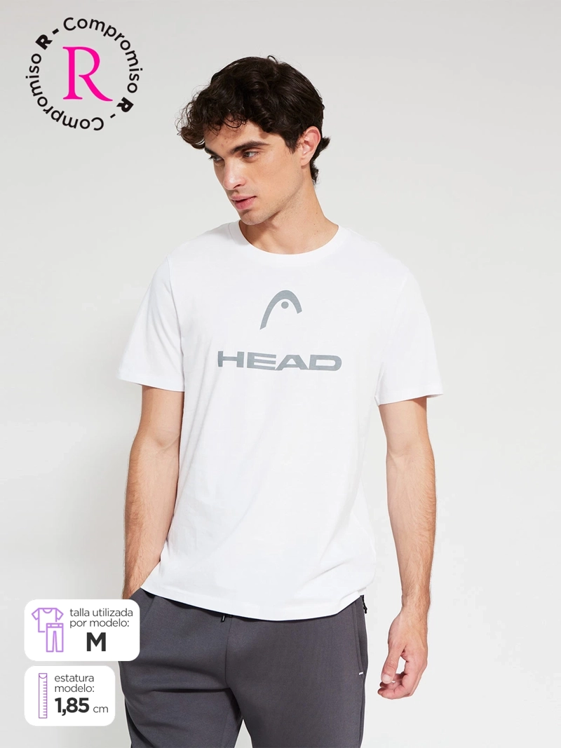 POLERA HOMBRE HEAD ALGODÓN LOGO