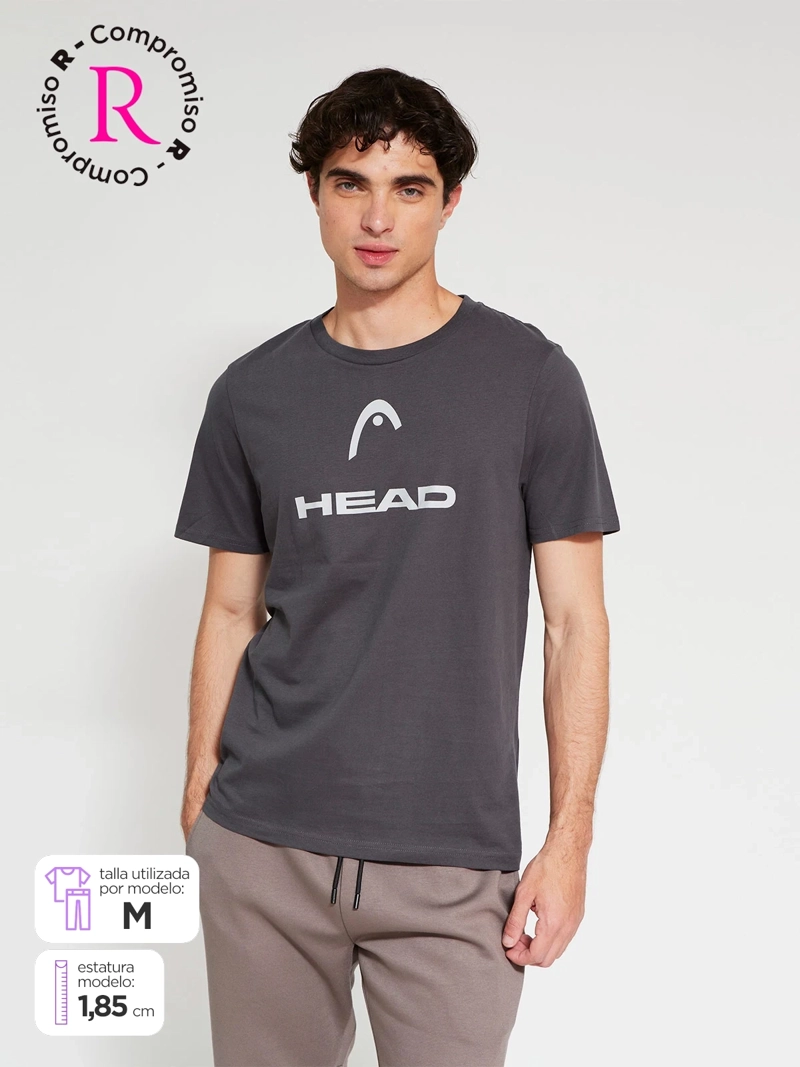 POLERA HOMBRE HEAD ALGODÓN LOGO
