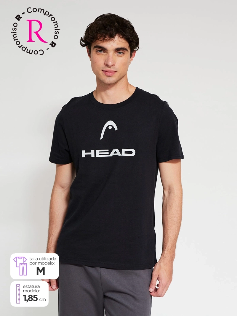 POLERA HOMBRE HEAD ALGODÓN LOGO