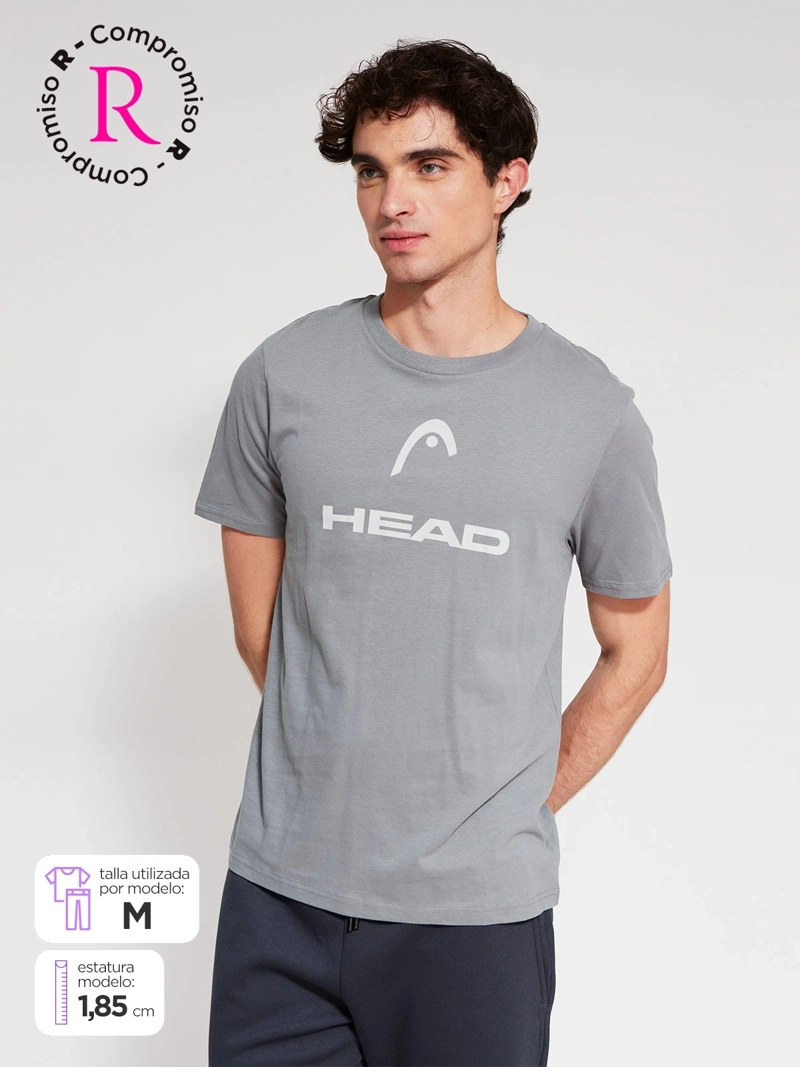 POLERA HOMBRE HEAD ALGODÓN LOGO