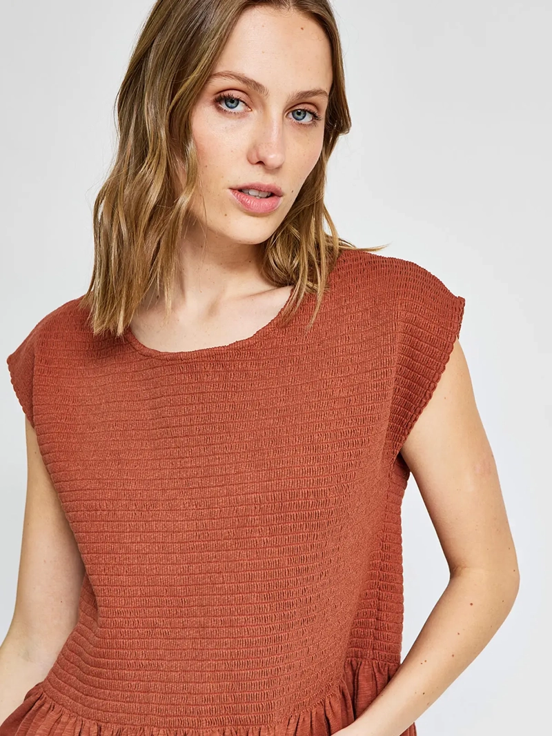 POLERA MUJER TATIENNE ALGODÓN SIN MANGAS - 3