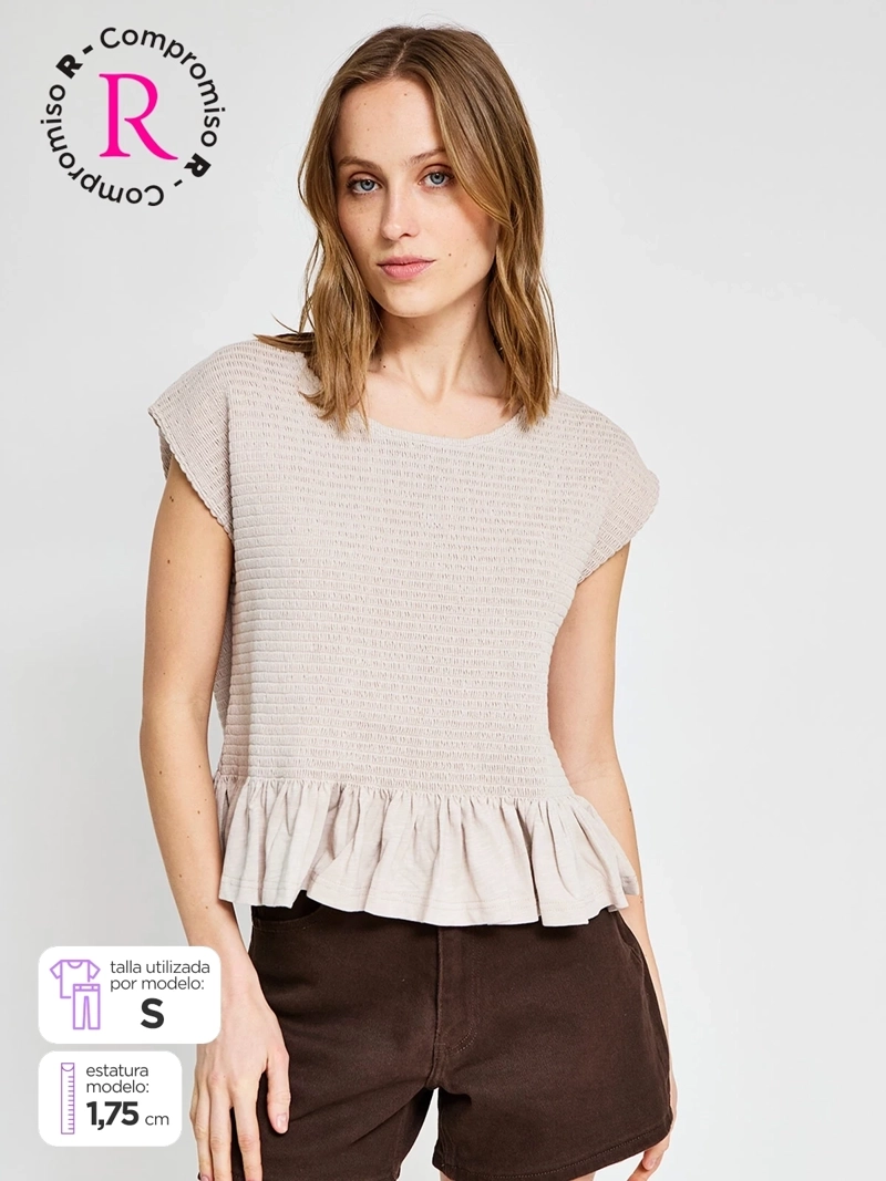 POLERA MUJER TATIENNE ALGODÓN SIN MANGAS