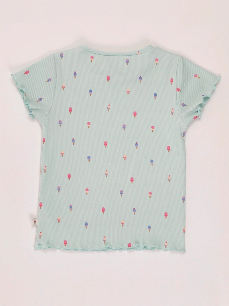 POLERA NIÑA HARVEST ALGODÓN MANGA CORTA PRINT - 2