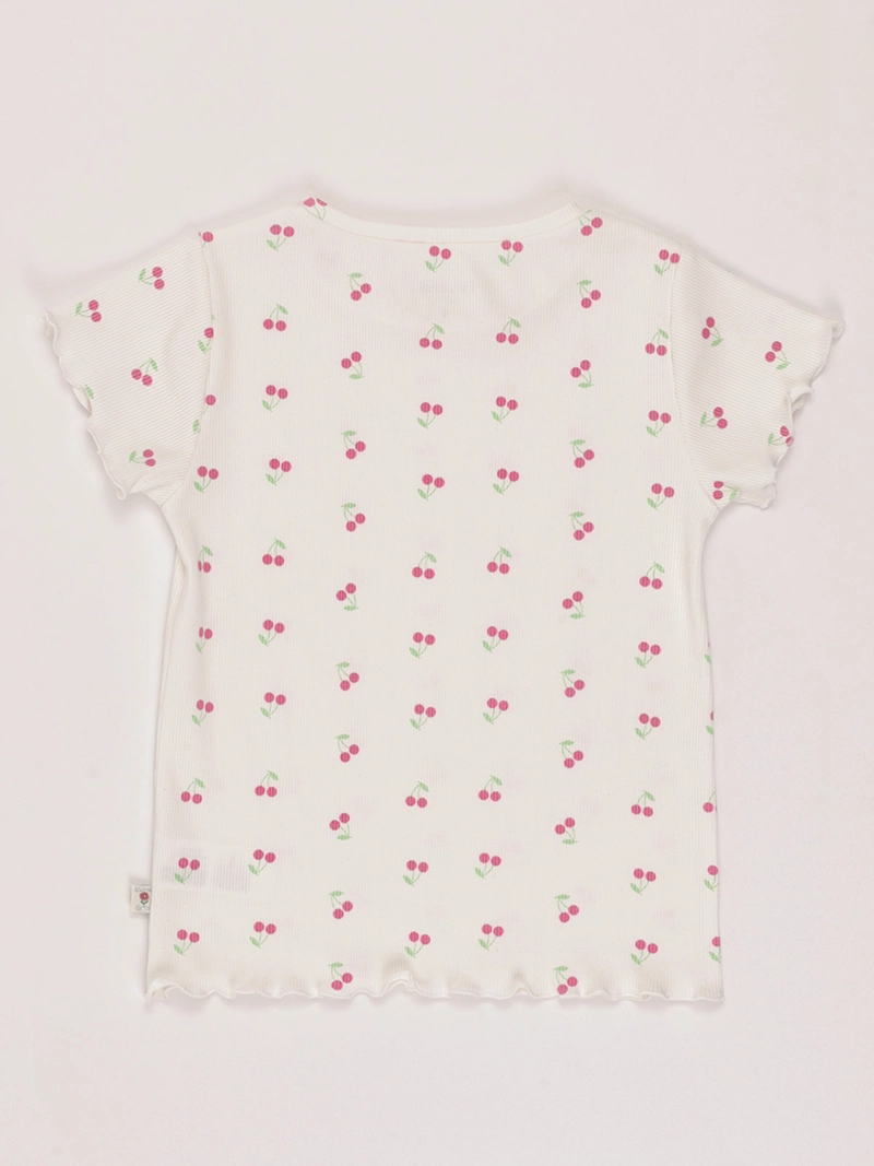 POLERA NIÑA HARVEST ALGODÓN MANGA CORTA PRINT - 2