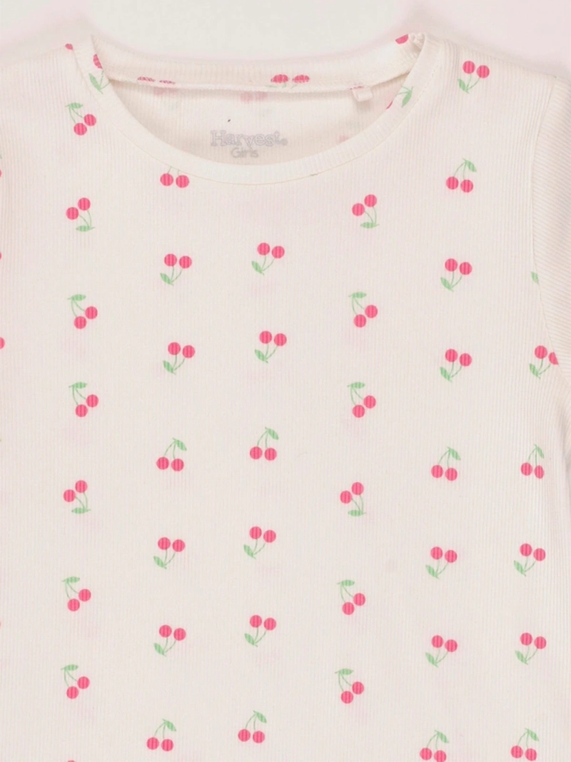 POLERA NIÑA HARVEST ALGODÓN MANGA CORTA PRINT - 6