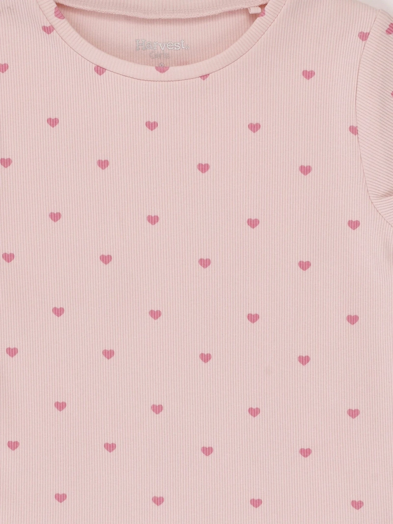 POLERA NIÑA HARVEST ALGODÓN MANGA CORTA PRINT - 4
