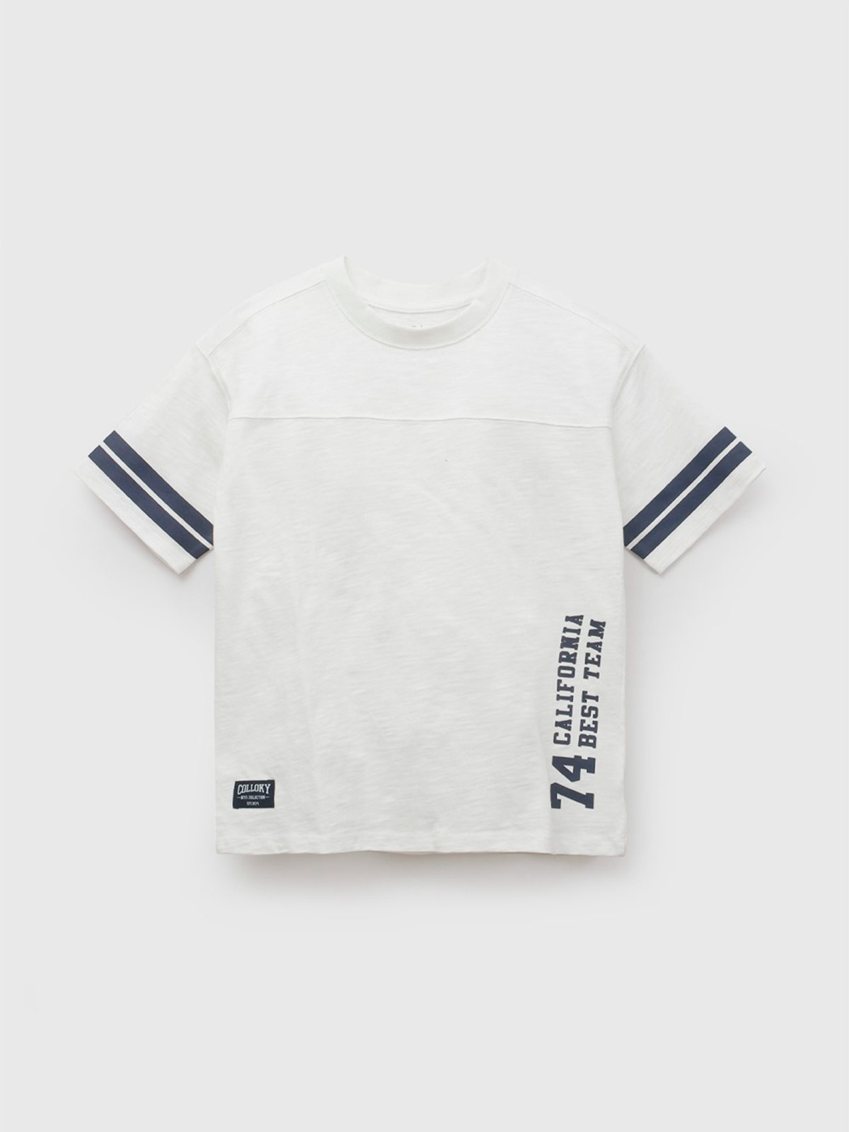POLERA NIÑO COLLOKY MANGA CORTA ALGODÓN ESTAMPADA