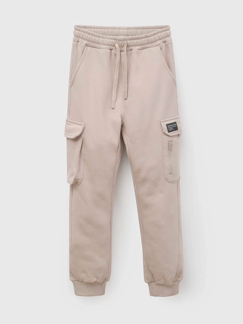 PANTALÓN DE BUZO NIÑO COLLOKY ALGODÓN CARGO - 4