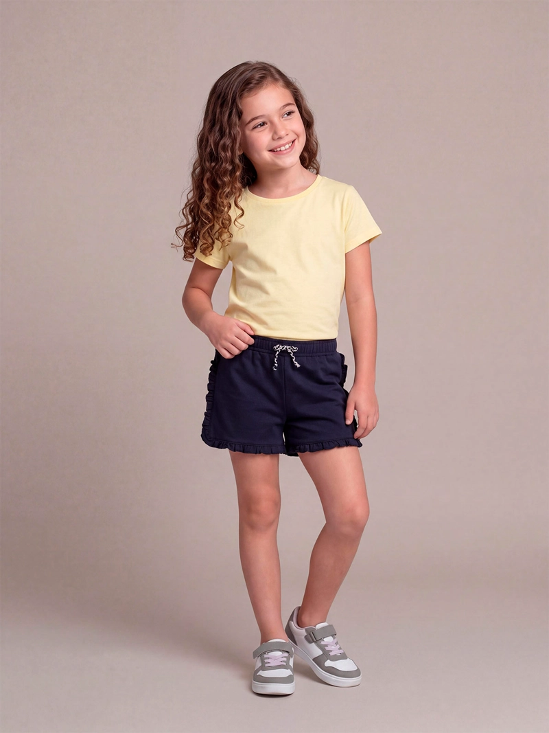 SHORT NIÑA HARVEST ALGODÓN VUELOS
