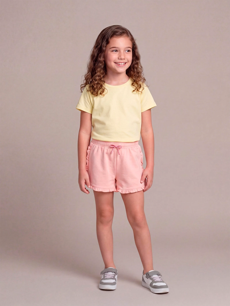 SHORT NIÑA HARVEST ALGODÓN VUELOS