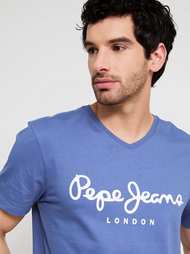 POLERA HOMBRE PEPE JEANS ALGODÓN CUELLO EN V - 3