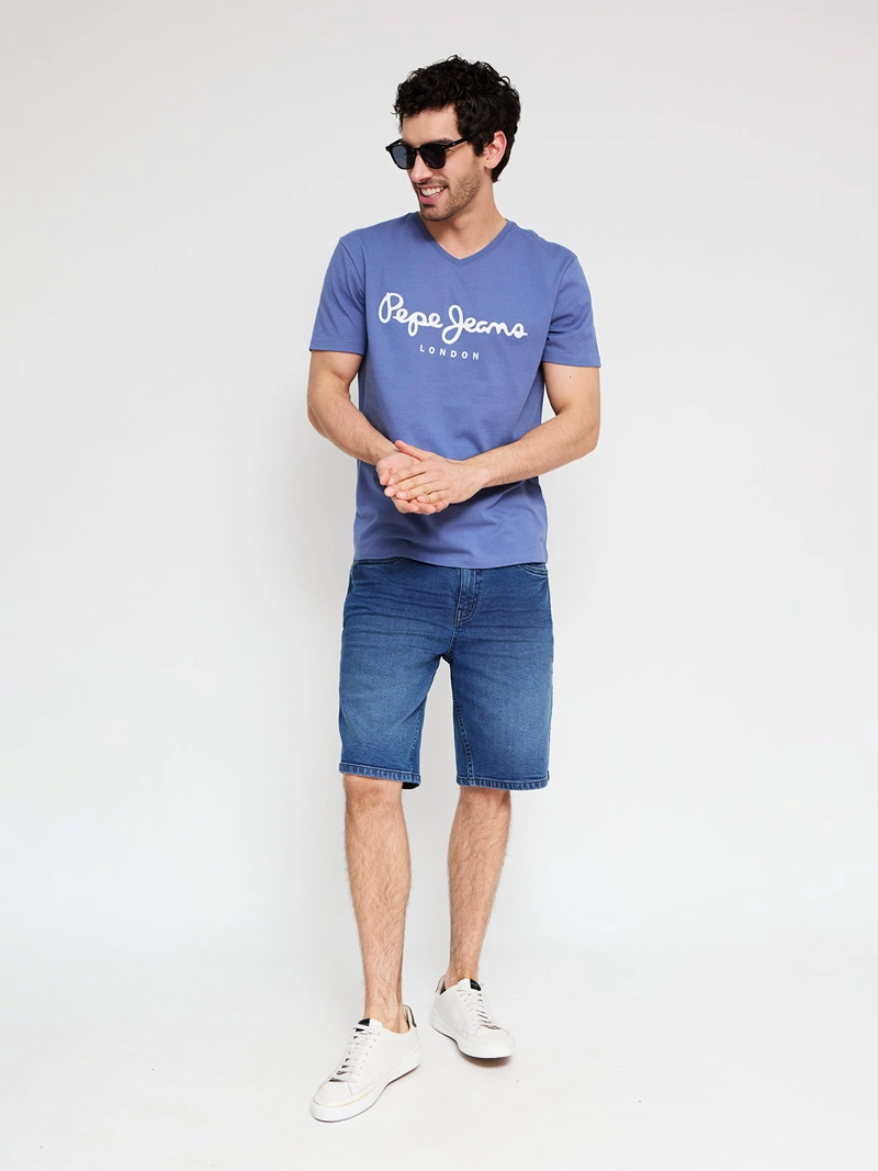 POLERA HOMBRE PEPE JEANS ALGODÓN CUELLO EN V - 4