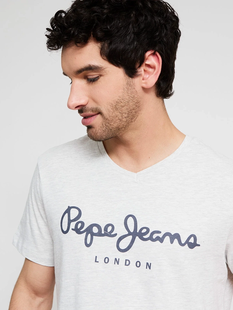 POLERA HOMBRE PEPE JEANS ALGODÓN CUELLO EN V - 3